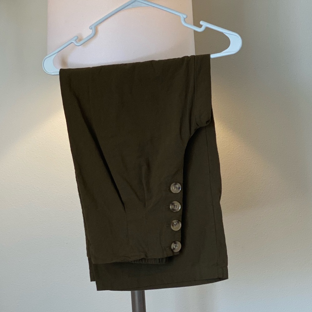 Crop flare pants
